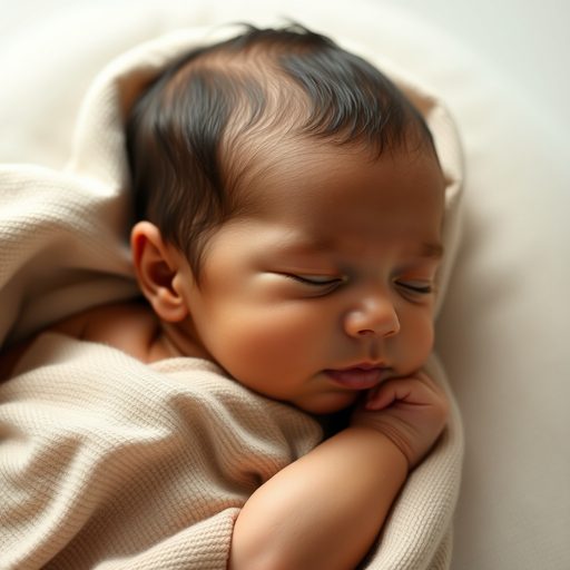 AI-generated future baby portrait